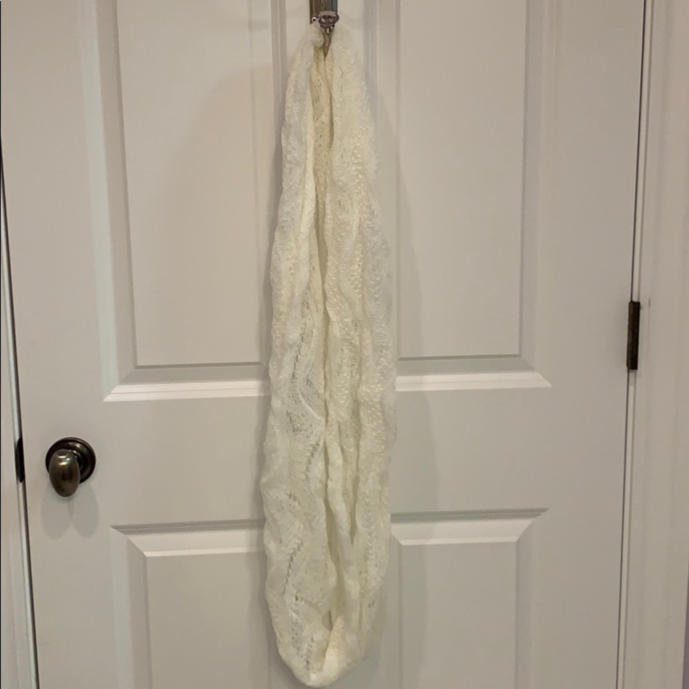 Off white infinity scarf